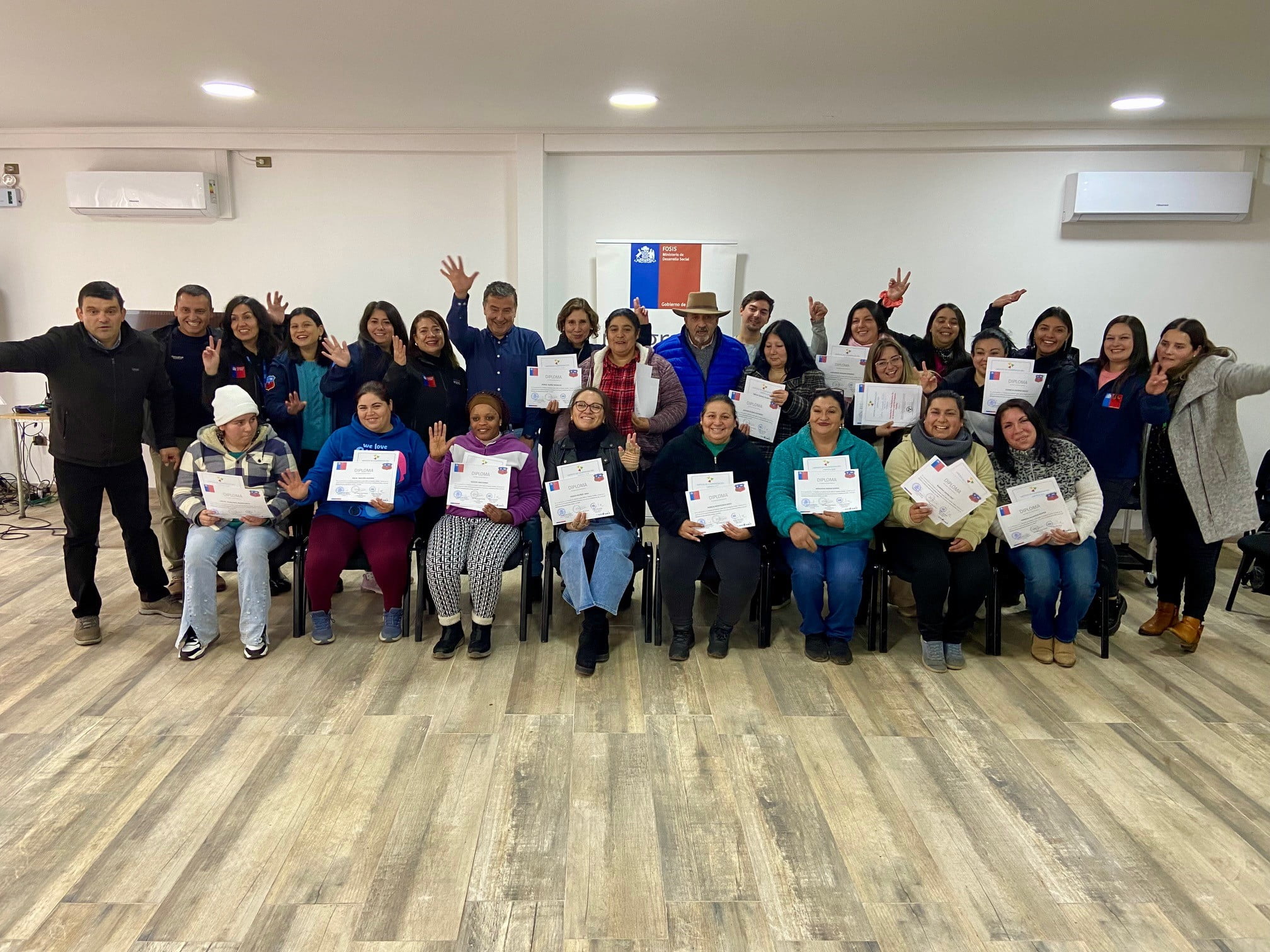 Participantes en el taller de autoconocimiento